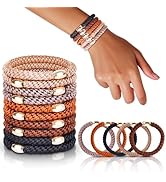 FORENEE Hair Ties No Damage - 10PCS Ponytail Holders - Elastic Hair Ties for Thick Hair - Braided...