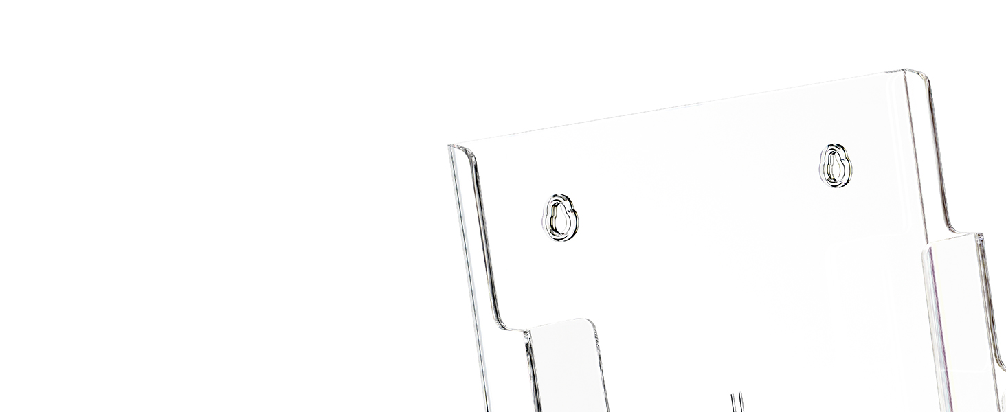 acrylic brochure holder 8.5 x 11