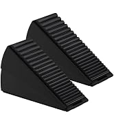 TOPTAKE Strongest Adjustable Spring Loaded Large Door Stopper - Heavy Duty Tall Door Stop Wedge f...