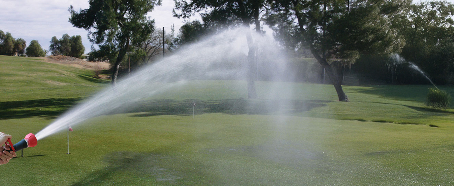 HIGH FLOW FIREMAN GARDEN HOSE NOZZLE