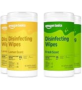 Basics Disinfecting Wipes, Lemon & Fresh Scent, Sanitizes, Cleans, Disinfects, Deodorizes,...