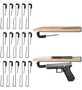 TRIPLE DEER Wall Mount Handgun Hanger, Pistol Rack for Safe or Cabinet/Wood Rifle Hook, Shotgun D...