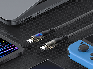 240W USB C cable with LED display