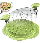 SURETIVIAN Chicken Shredder Large Chicken Breast Shredder Tool Twist with Brush&Fork, Visible Mea...