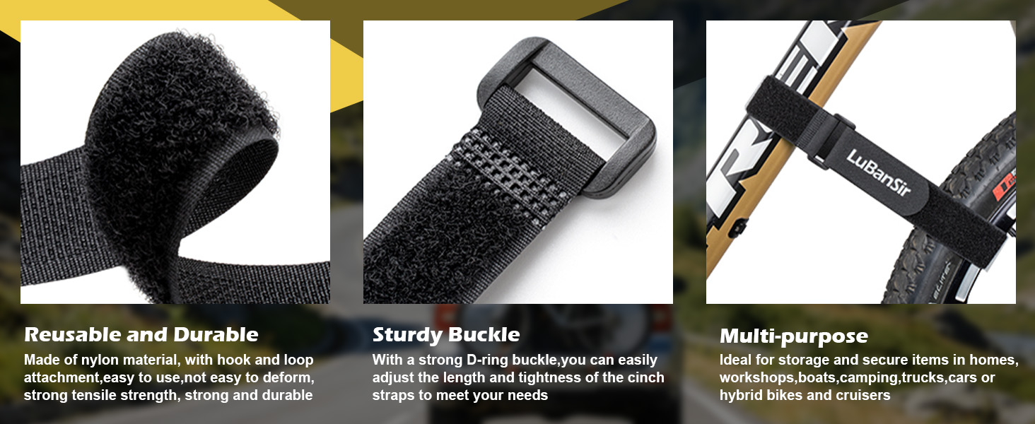 Bike rack straps