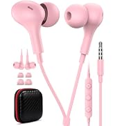 3.5mm Wired Earbuds with Mic for MacBook/Chormebook PC,Magnetic In Ear Buds | for Moto G Stylus P...