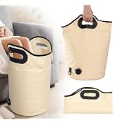 Collapsible Foot Bath Bag, Foot Spa Tub w/Sturdy Handle & Drainage Hole | Portable Foot Basin for...