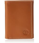 Timberland Men's Leather Trifold Wallet with Id Window