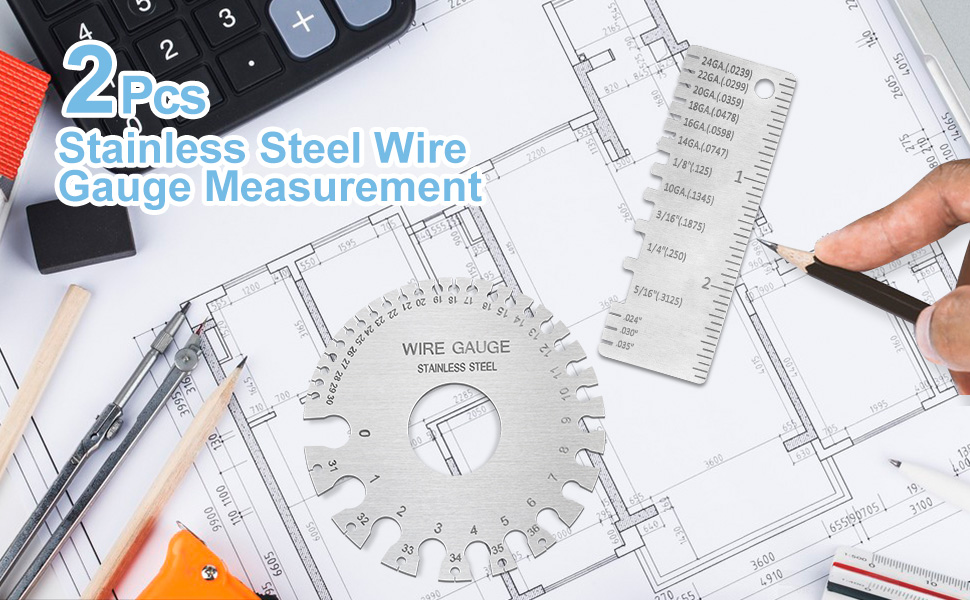 Stainless Steel Metal Sheets Welding Thickness Gauge- Wire Gauge Measurement
