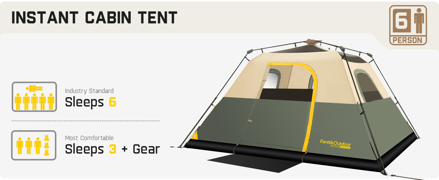 instant cabin tent