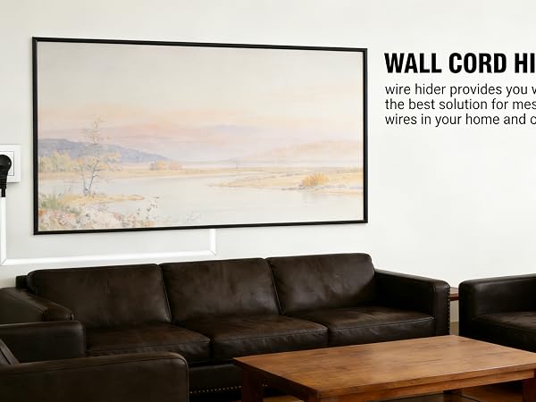 TV Cord Hider Wall Mounted Flexible Silicone Covers Wire HidersConcealer Raceway Management