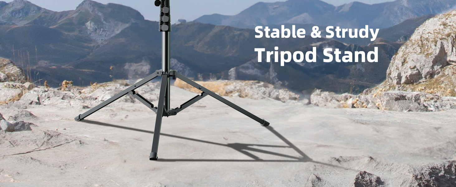 phone tripod with light