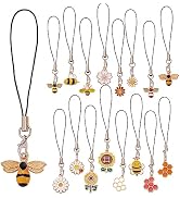 BEEFLYING Phone Strap Charms Pendants Decoration Kawaii Alloy Pendants for Cell Phone Keychain Bag