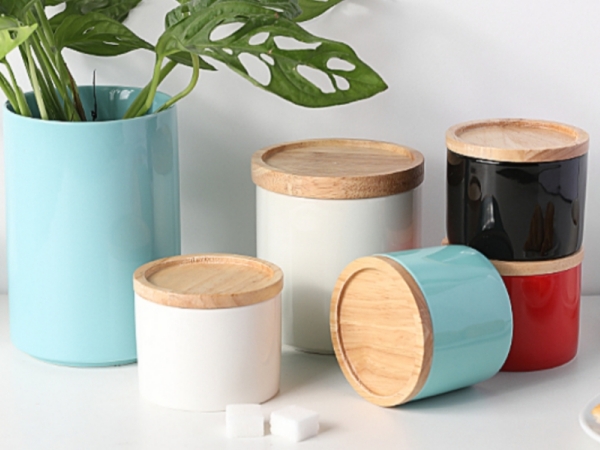 Sweejar Kitchen Canisters Ceramic Food Storage Jar