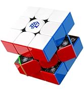 GAN V100 Maglev UV Speed Cube 3x3 Magnetic, Omni-directional Positioning 64g Lightweight Speedcub...