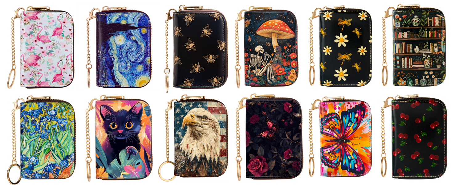 keychain wallet for women