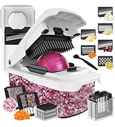 Cambom Vegetable Chopper Onion Chopper, Vegetable Slicer & Food Chopper With Container, Multifunc...