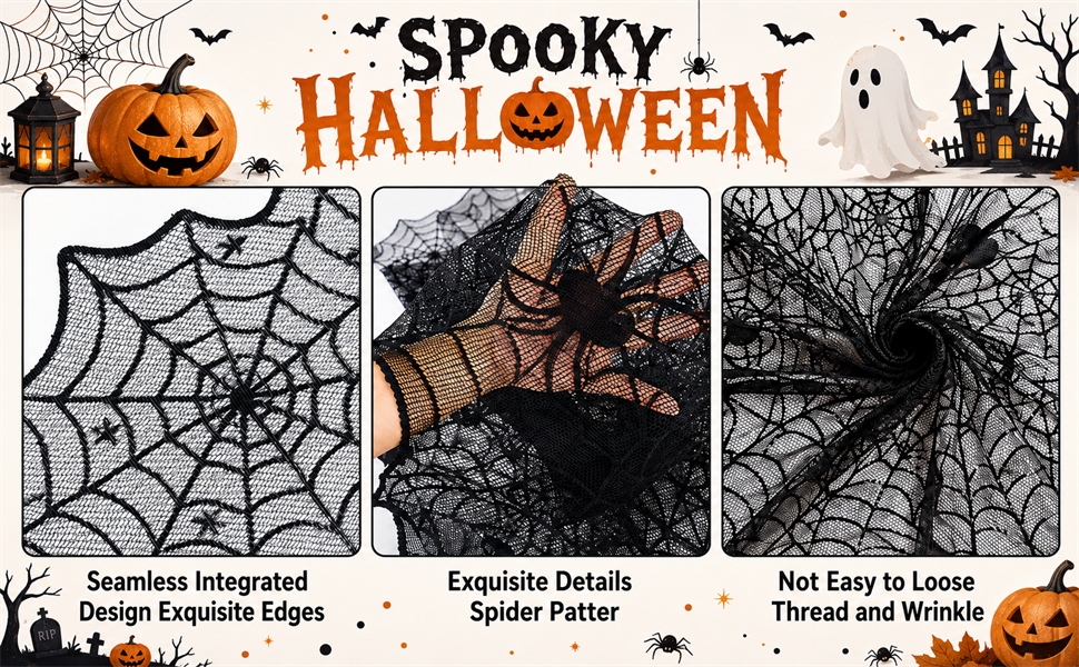 Halloween Tablecloth Decorations