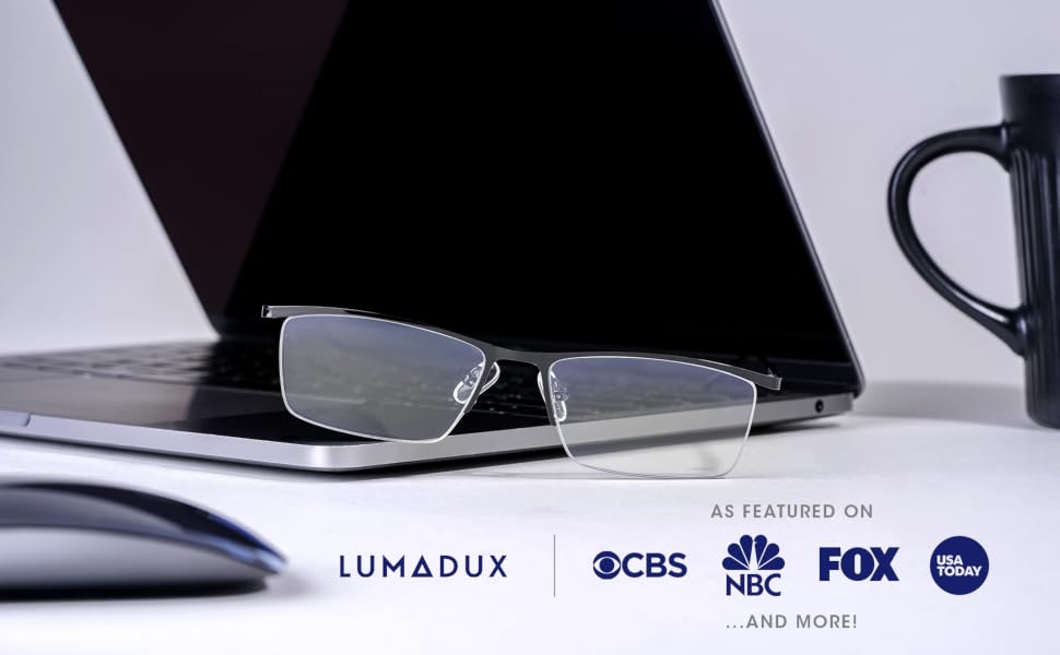 Lumadux Glasses featured on CBS, NBC, FOX, USA Today