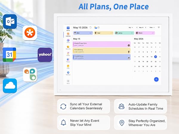 Kitchen Command Center And Meal Planner
