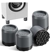 Anti Vibration Pads for Washing Machine with Strong Suction Cup, 4 PCS Non Slip and Noise Cancell...