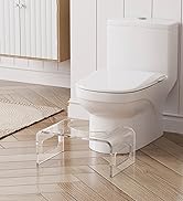 acrylic toilet stool