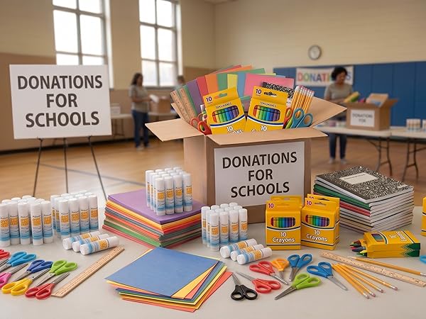 BULK SCHOOL SUPPLIES,ART SUPPLIES,BACKPACK DRIVE,SCHOOL SUPPLIES FOR KIDS,TODDLER SCISSORS