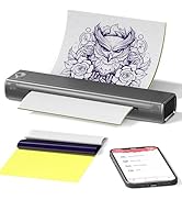 Itari M08F Wireless Tattoo Stencil-Printer - Tattoo Transfer Machine Thermal Copier with 10pcs Tr...