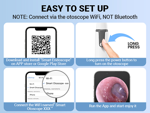 Otoscope with Light Ear Camera Ear Scope Otoscope Camera