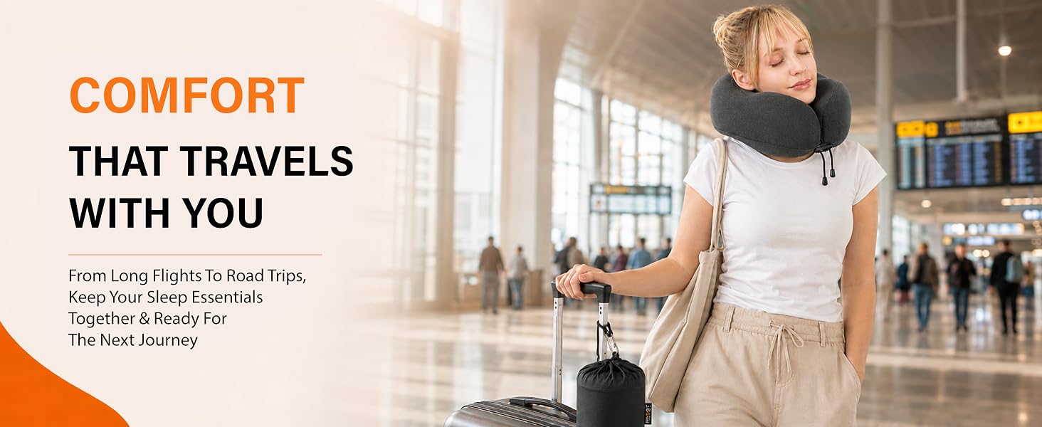 neck pillow travel pillow cervical neck pillow memory foam pillows airplane travel essentials