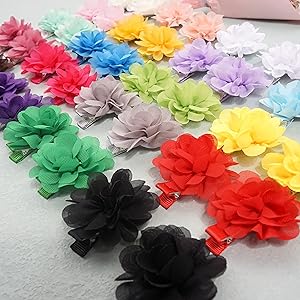 flower barrettes for girls