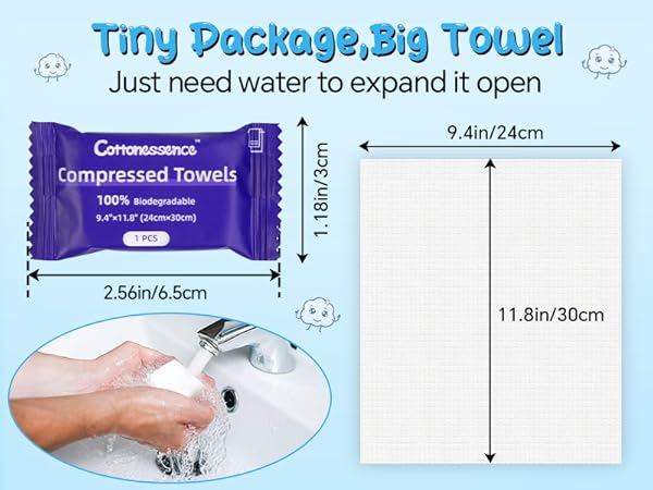 Premium Compressed Towel (50-Pack)