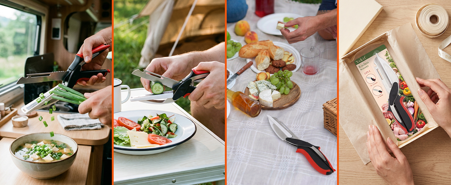 vegetable scissors 2 in 1 kitchen scissors kitchen shears for food vegetable chopper
