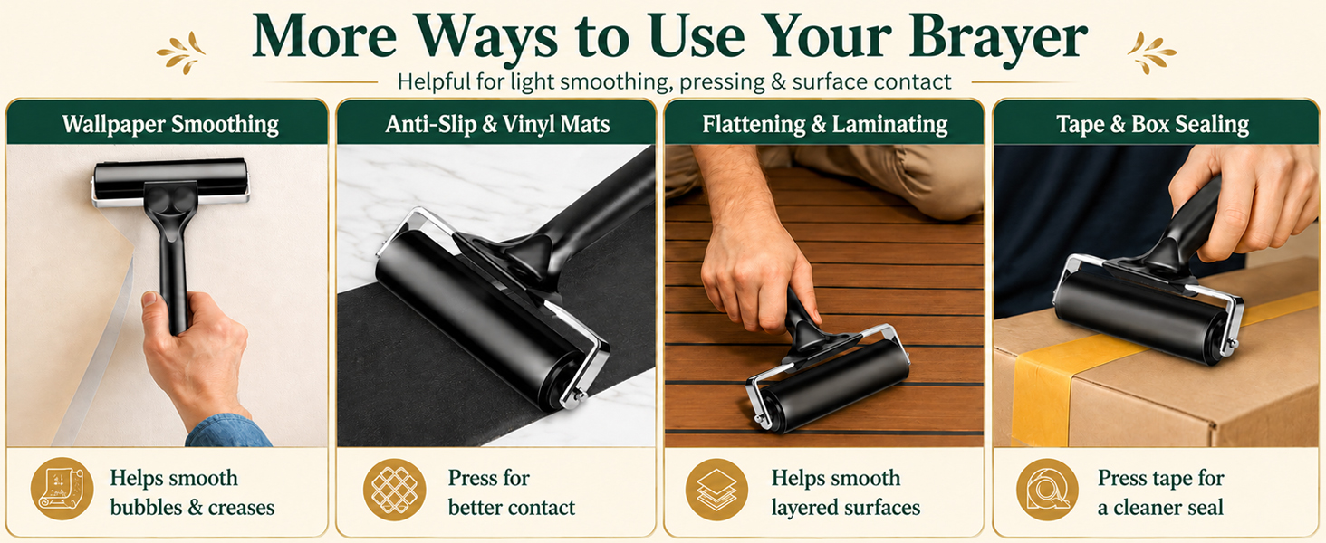 brayer rollers for crafts