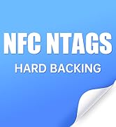 NFC Tags Sticker with NTAG215 Blank Chips NFC Stickers Adhesive Labels NFC Tags Rewritable 504 By...
