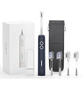 Electric Toothbrush for Adults 60° Sweep Vibration Sonic-Rechargeable Travel Tooth Brush,40000VPM...