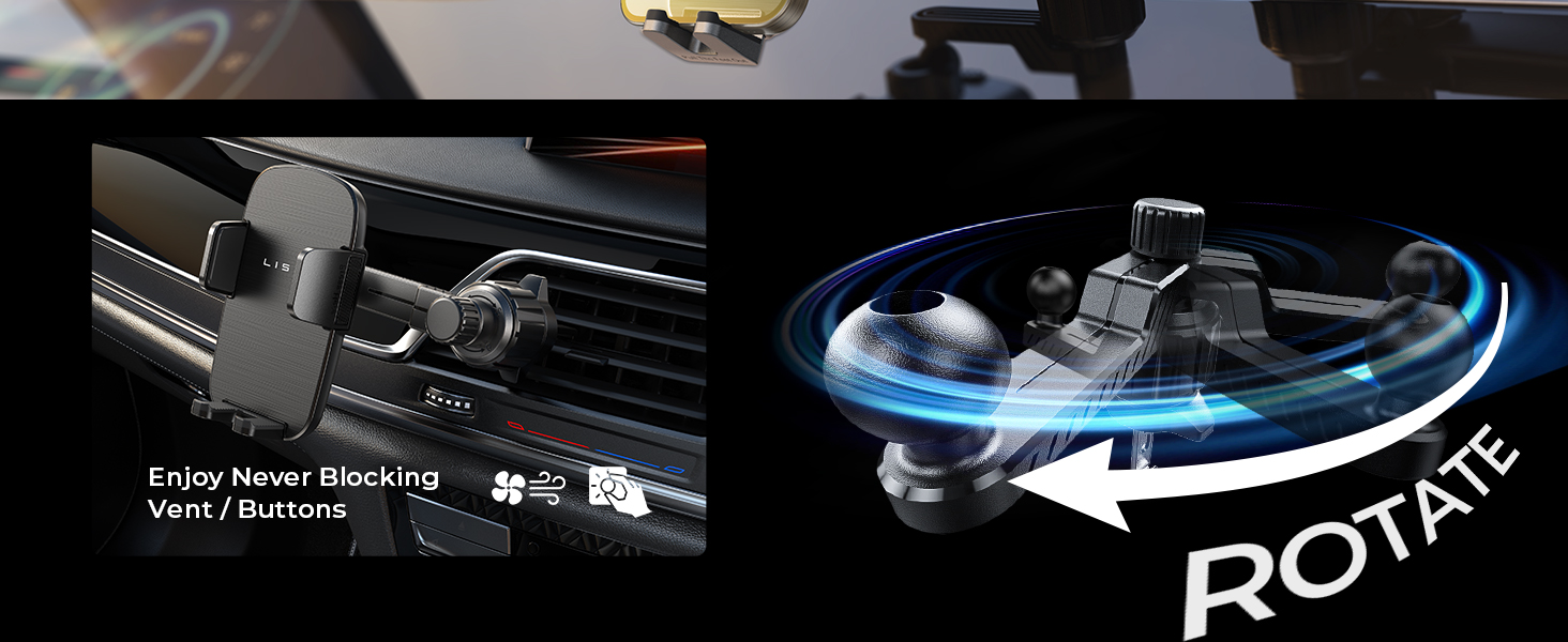 car phone holder vent