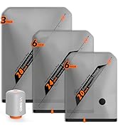 Rechargeable Wireless Pump Travel Storage Bags Set - 15 Pack Portable Space Saver Bags for Travel...