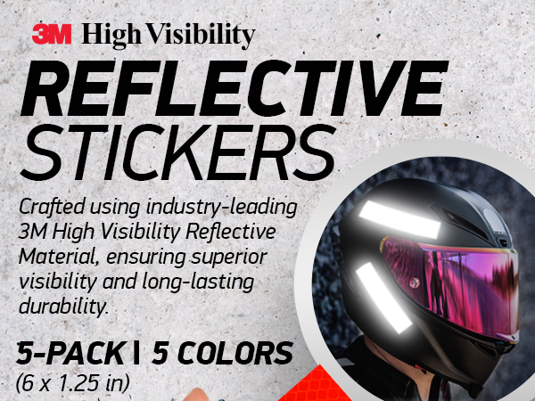 reflective stickers 3m tape mailbox reflectors for helmet vinyl hard hat sticker car motorcycle