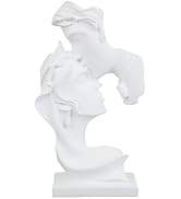 Midremer Couples Kiss Sculpture, Abstract Art Couple Figurine, Home Furnishing Resin Statue Decor...