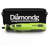 Rotary Tool for Dog Nail Grinding, Cordless, 8V Lithium Ion Battery, Lighted Tip, 4 Hour Run Time...