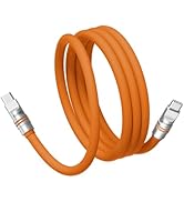 Hichain Chubby USB C Cable 60W Fast Charging, Type-C to Type-C Cable 4 FT Soft Silicone Extra Thi...