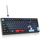 Owpkeenthy 96 Gaming Keyboard Gasket Mounted,100% Full Size Mechanical Keyboard Hot Swappable wit...