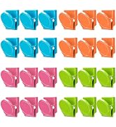 Magnetic Clips, 24 Pieces Magnetic Metal Clips, Fridge Magnet Refrigerator Whiteboard Wall Fridge...