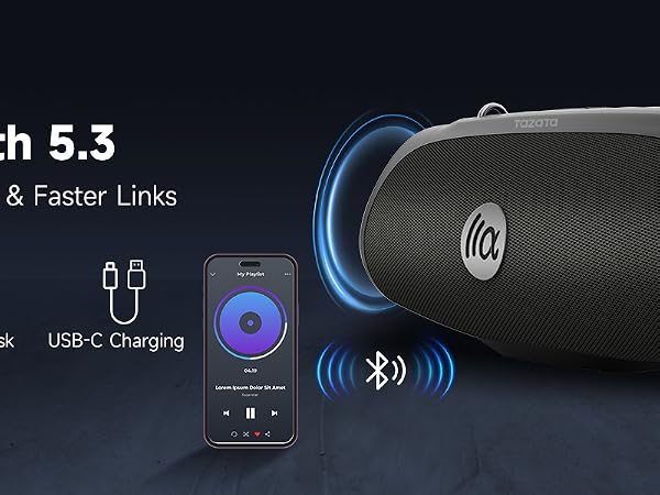 Bluetooth 5.3 Portable Speaker
