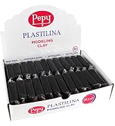 Pepy Plastilina Reusable and Non-Drying Modeling Clay; Set of 24 Bars, 1.4 Ounce Each, Perfect fo...