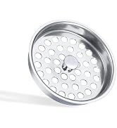 Phivan 3-1/2 Inch Commercial Sink Strainer - 304 Stainless Steel Clog-Free Drain Cover, Precision...