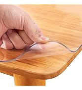 14x24 in Clear Table Protector Plastic PVC Desk Protector Tablecloth Cover Office Desk Pad Mat Wo...