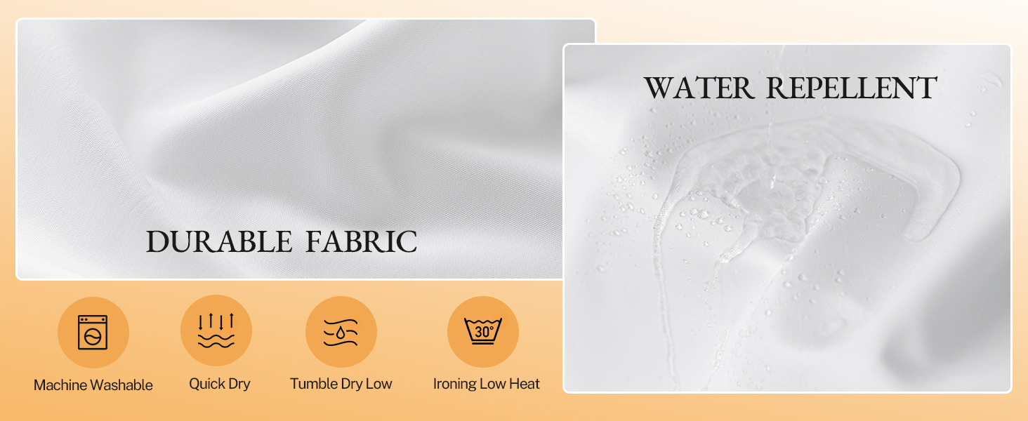hotel grade shower curtain