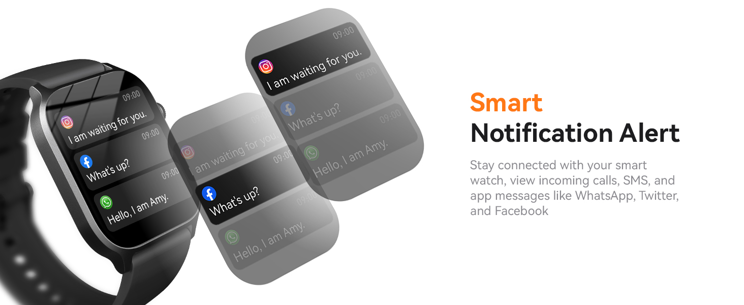 smart watch with message notification